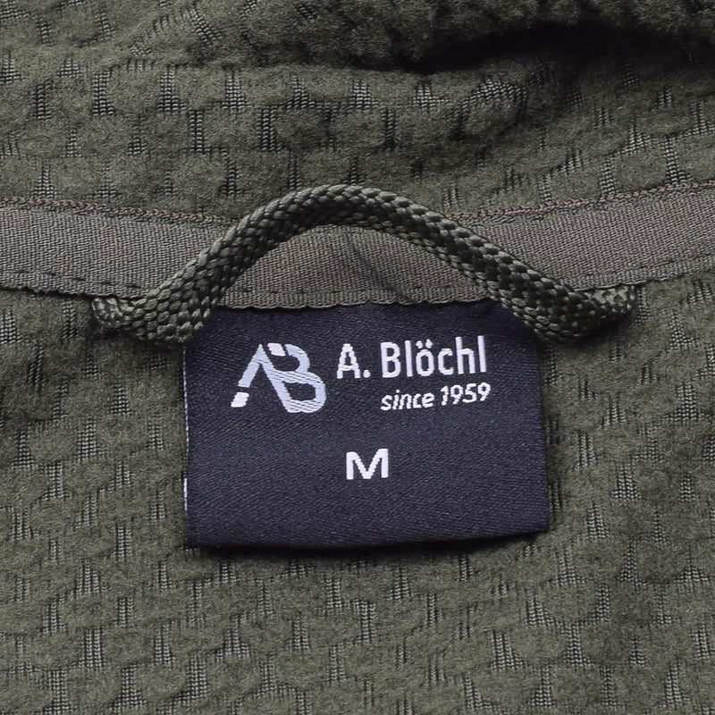 Blochl Brand Military style fleece thermal jacket hooded reinforced olive NEW