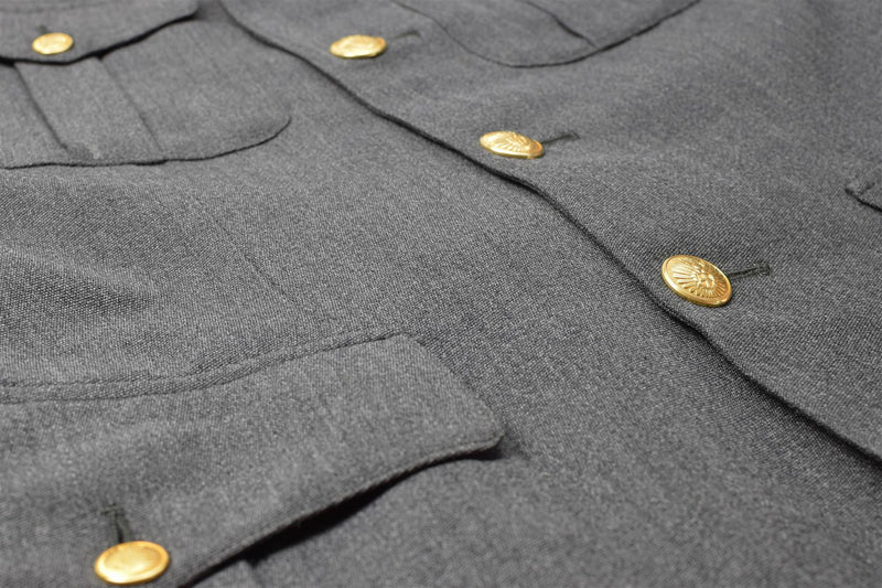 Genuine Danish Uniform Jacket Army grey military surplus uniform dress officer