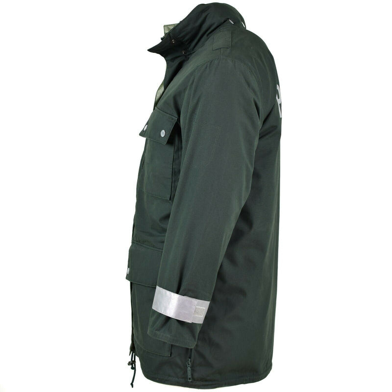Genuine German police jacket GoreTex green waterproof BGS parka Border Guard