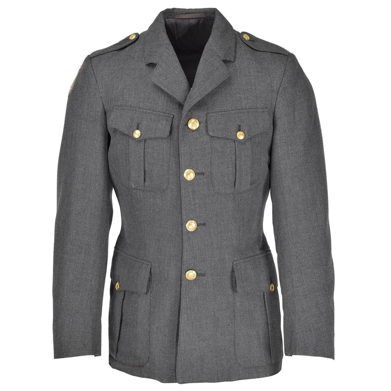 Genuine Danish Uniform Jacket Army grey military surplus uniform dress officer