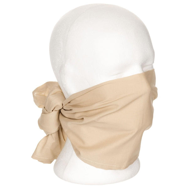 Genuine British army Desert Scarf khaki bandana headwrap 105x40cm 41"x16" NEW