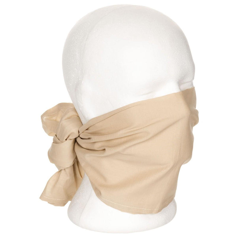 Genuine British army Desert Scarf khaki bandana headwrap 105x40cm 41"x16" NEW