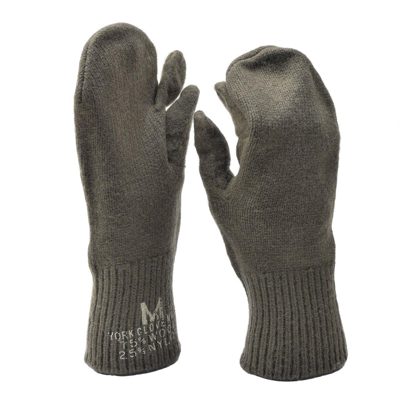 Original U.S. Military Trigger mittens military surplus wool warmers gloves NEW
