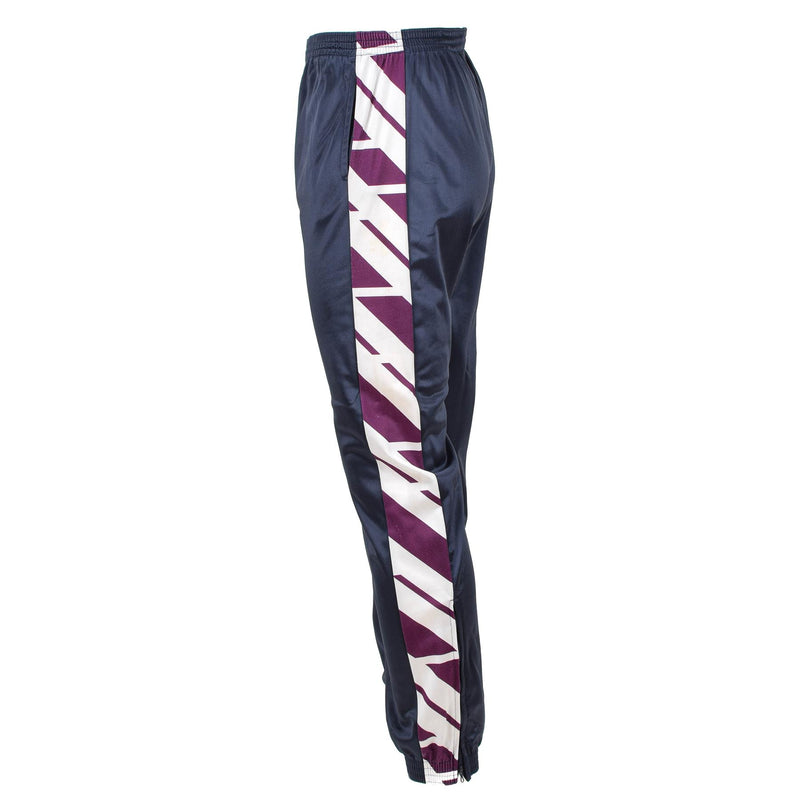 Original French Military school sweatpants sports pants striped running hiking