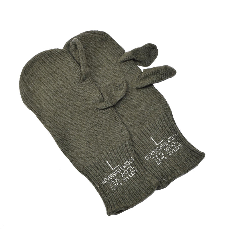 Original U.S. Military Trigger mittens military surplus wool warmers gloves NEW