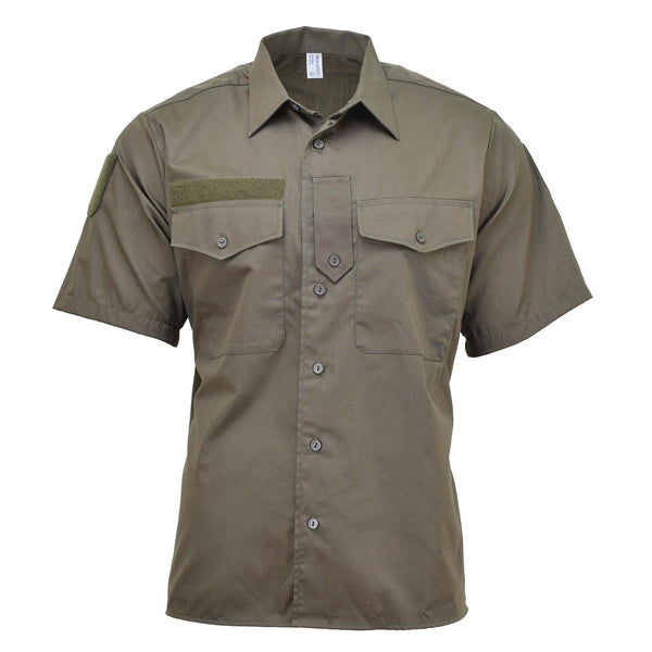 Original Austrian army shirt M65 lightweight combat Short sleeve Olive BDU NEW