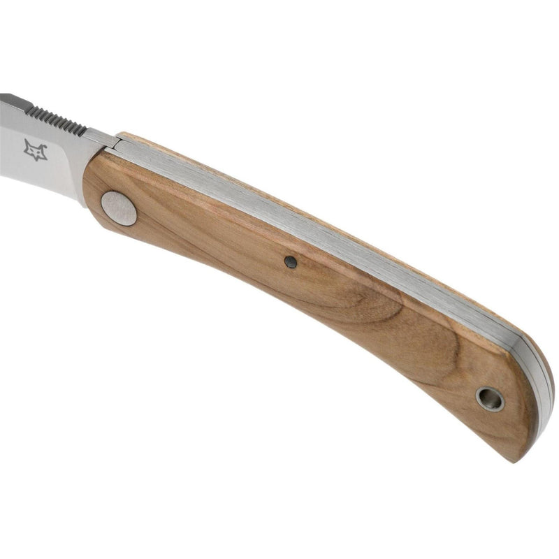 Fox Knives Brand Italy LIBAR folding knife stainless steel M390 Olive wood handle