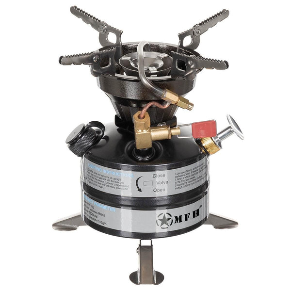 MFH Brand Petrol Stove hiking camping trekking outdoor liquid fuel burner kit