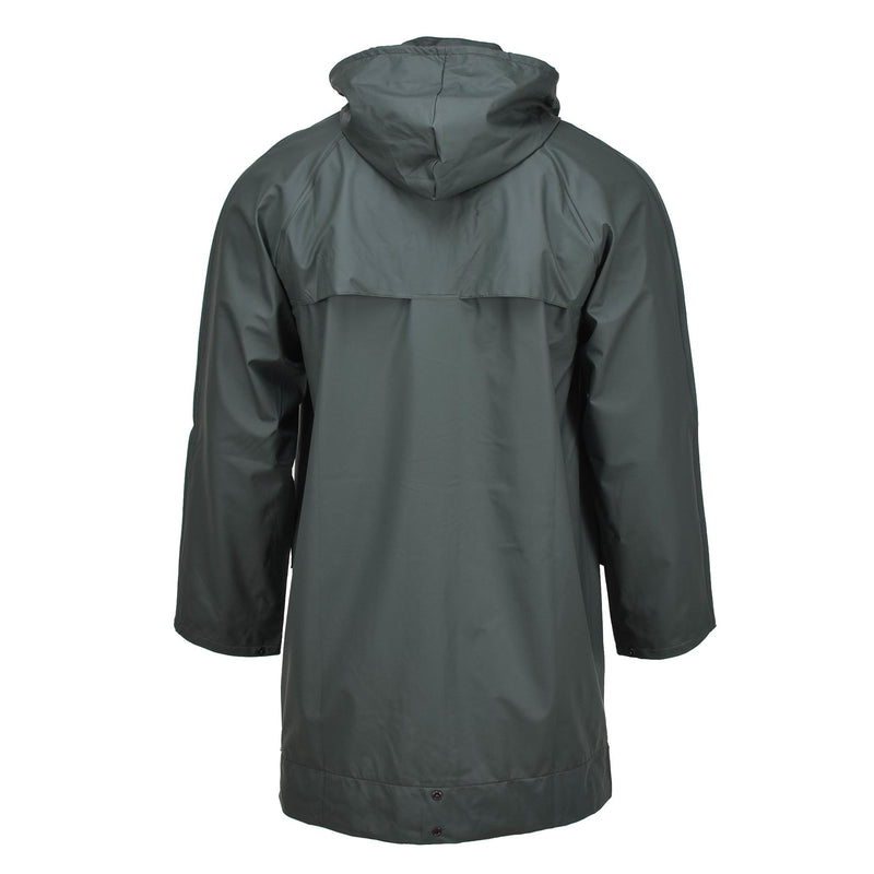 Genuine Belgian army rain jacket waterproof wet weather lightweight olive NEW