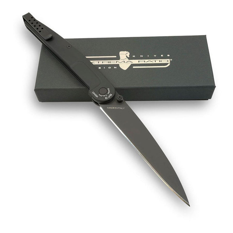 ExtremaRatio BF3 DARK TALON BLACK RUVIDO leaf shape blade BOHLER N690 58 HRC