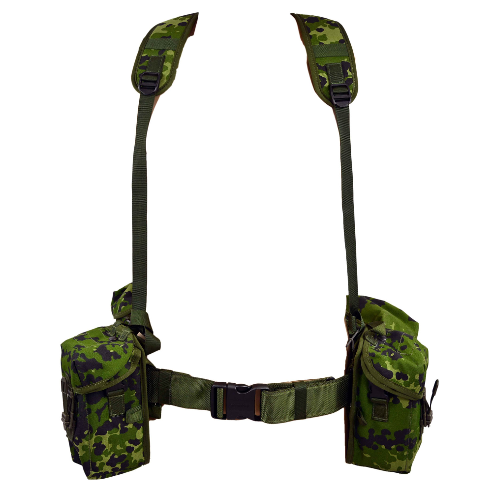 Original Danish Military M/96 CQC Webbing Set 6 Piece Adjustable M84 Camo