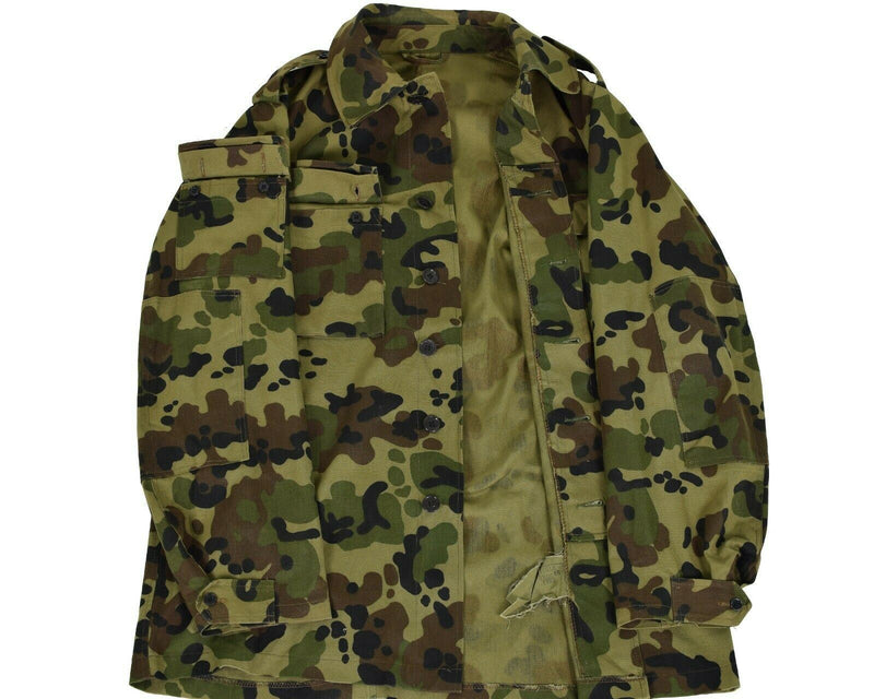 Genuine Romanian army field jacket military BDU M93 camo leaf military combat
