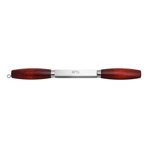 MORAKNIV Classic Wood Splitting Knife RED recycled stainless steel birch handles