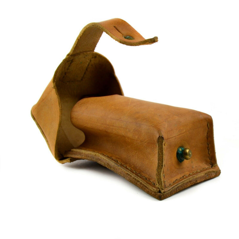 Original Czech Serbian Yugoslavian army brown leather ammo mag pouch magazine