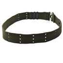 Original Dutch Army Tactical Belt Nylon Hole Coupling Military Surplus Olive
