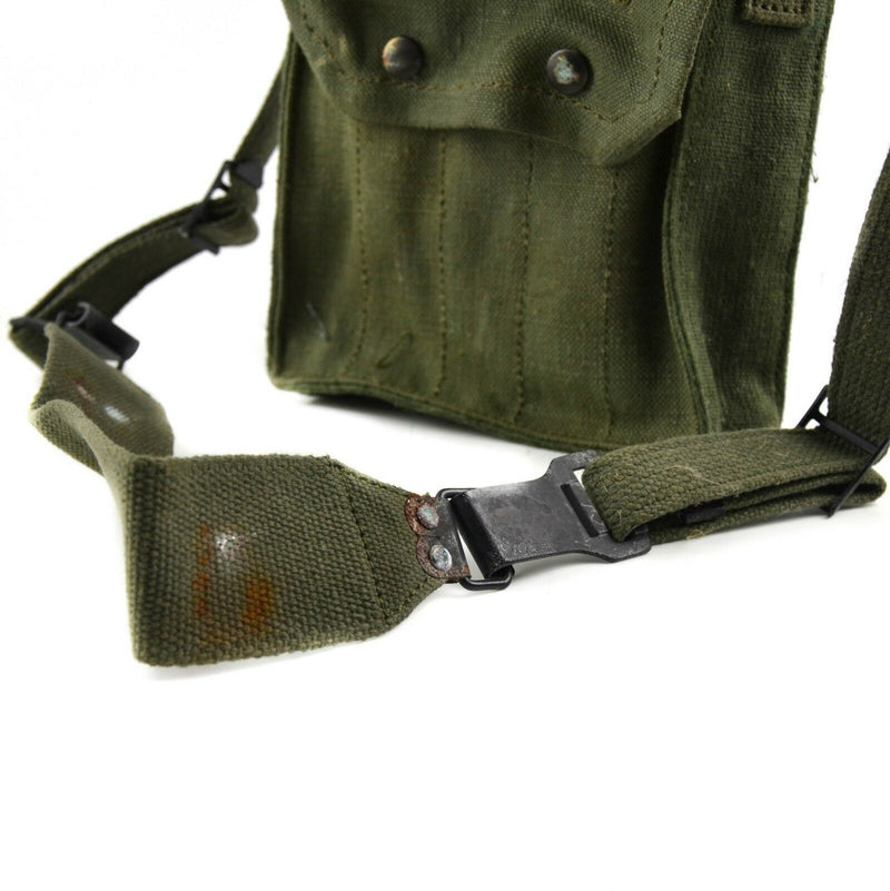 Original French army magazine pouch MAT ammo bag case 5 cells mag