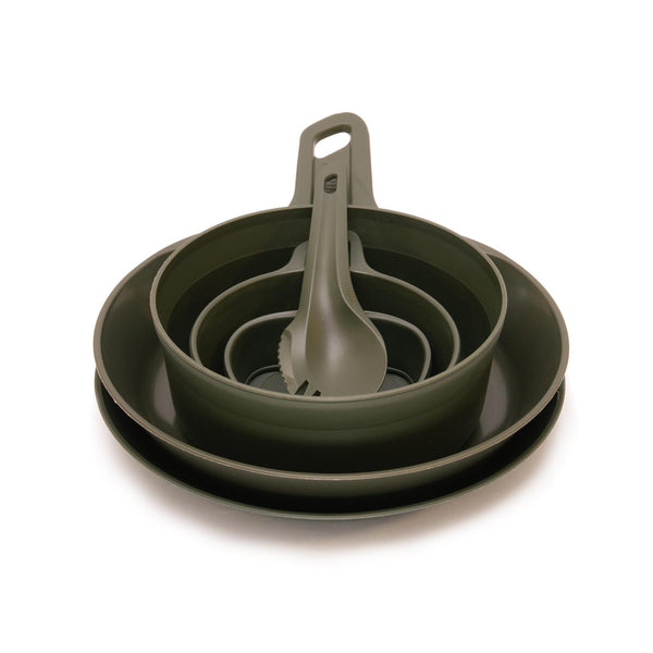 Wildo EXPLORER KIT camping tableware set BPA-free lightweight outdoor utensils