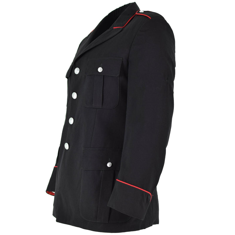 Original Italian military police jacket official officer formal black uniform