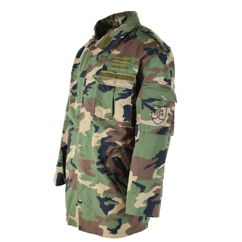 Original vintage Slovakian army field jacket M97 Camo military combat parka NEW