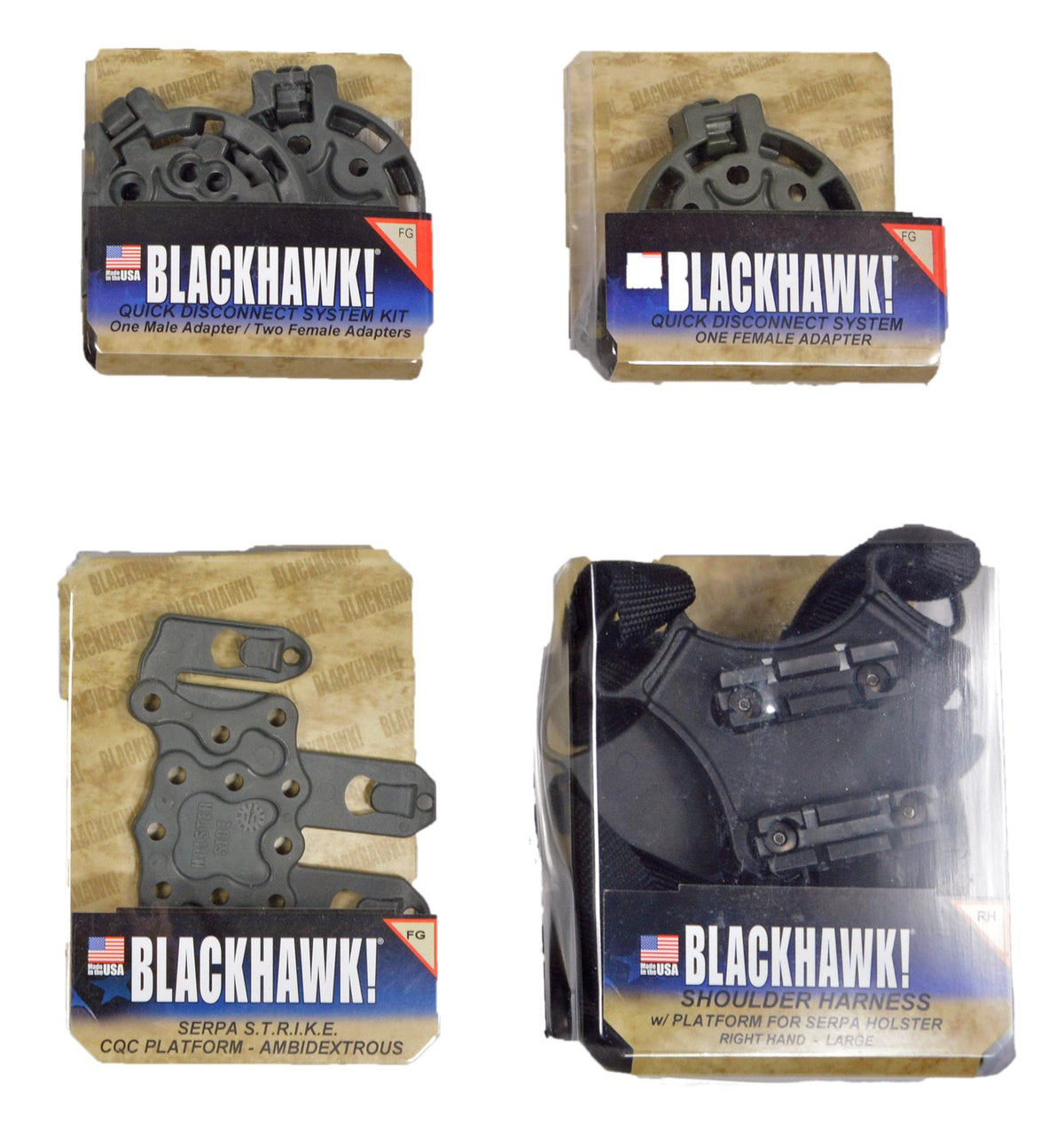 Original U.S. Military Pistol Holster Set Blackhawk SERPA LV3 Beretta Foliage