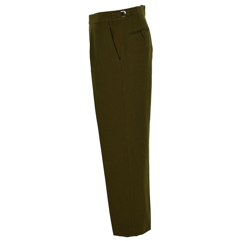 Original British army official uniform pants OD parade trousers military issue