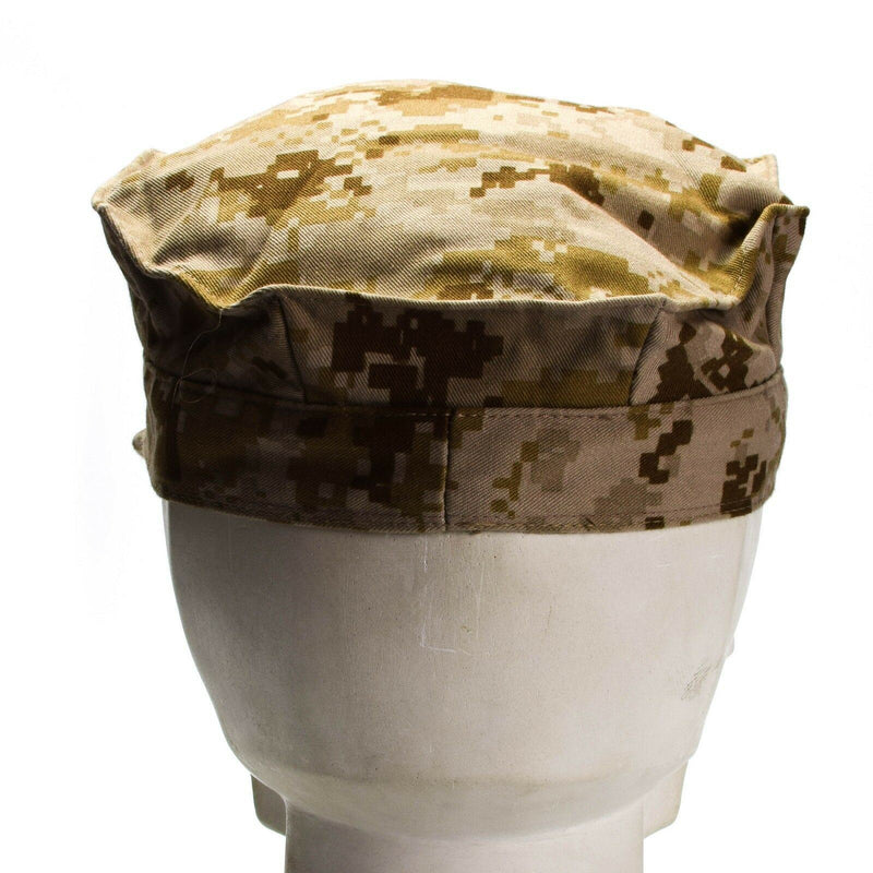 Genuine U.S army garrison cap MARPAT MC DESERT field military hat BDU patrol