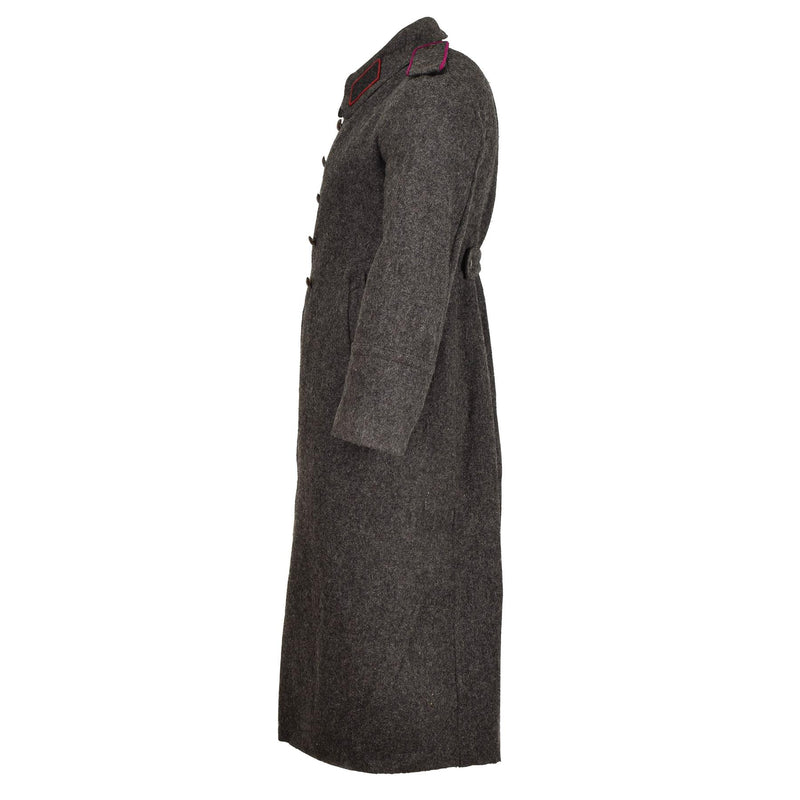 Original Bulgarian Military gray coat wool overcoat heavy winter long shinel