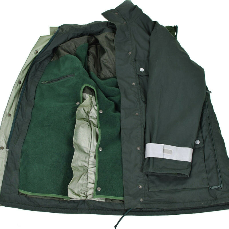 Genuine German police jacket GoreTex green waterproof BGS parka Border Guard