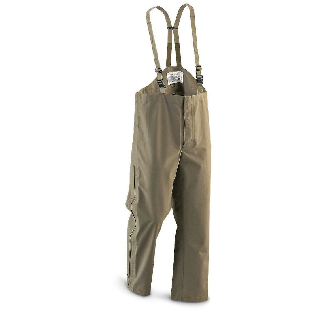 Original Austrian Army Gore-Tex Waterproof Bib Overtrousers Surplus Olive OD
