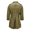 Original Spanish Military Trench Coat Gabardine Formal Field Beige