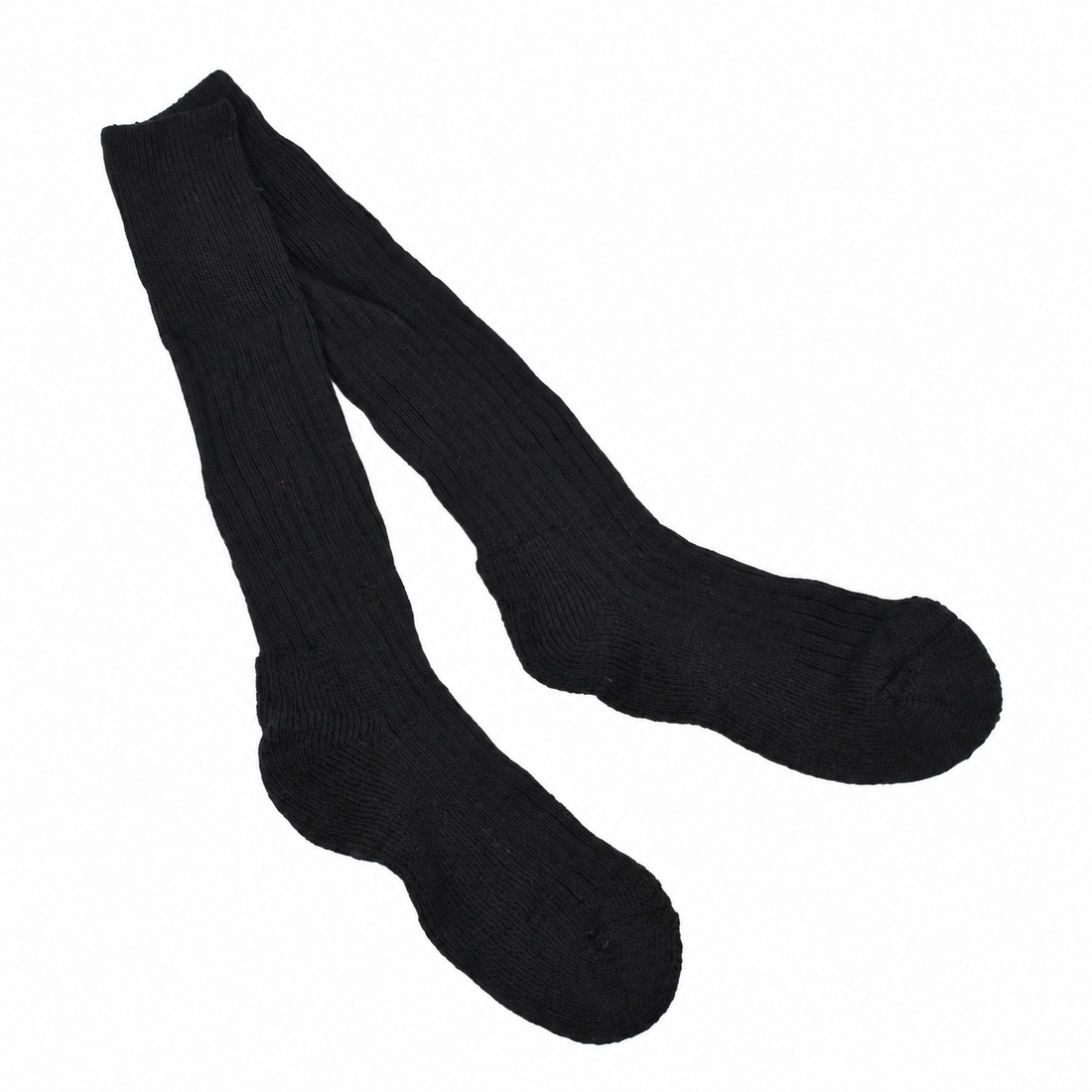 Original British Military Winter Socks Warm Ribbed Knit EU 39–40 Black