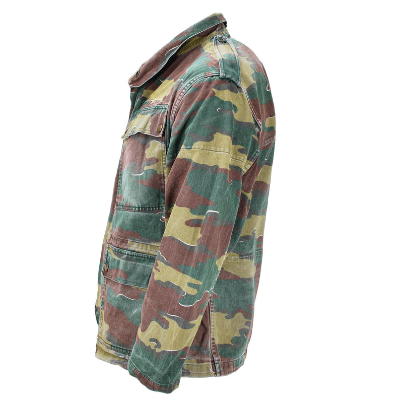 Original Belgium Military M56 jigsaw camouflage jacket field combat troops army