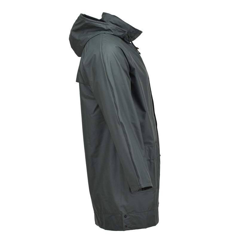 Genuine Belgian army rain jacket waterproof wet weather lightweight olive NEW