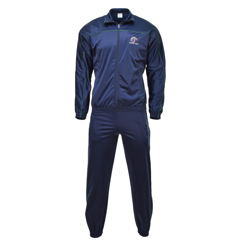 Original French army tracksuit sports jacket activewear suit top blue shirt NEW
