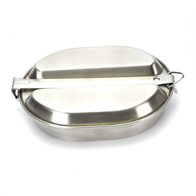 US Army mess kit stainless steel military mess tins US style eating utensils NEW