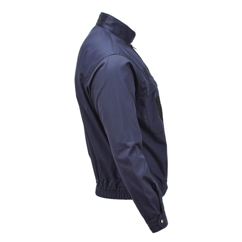 Genuine French military police uniform jacket blue solid ripstop MP shirts NEW