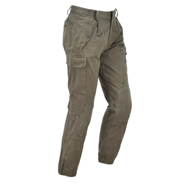 Original Italian military work pants reinforced workwear uniform cargo trousers