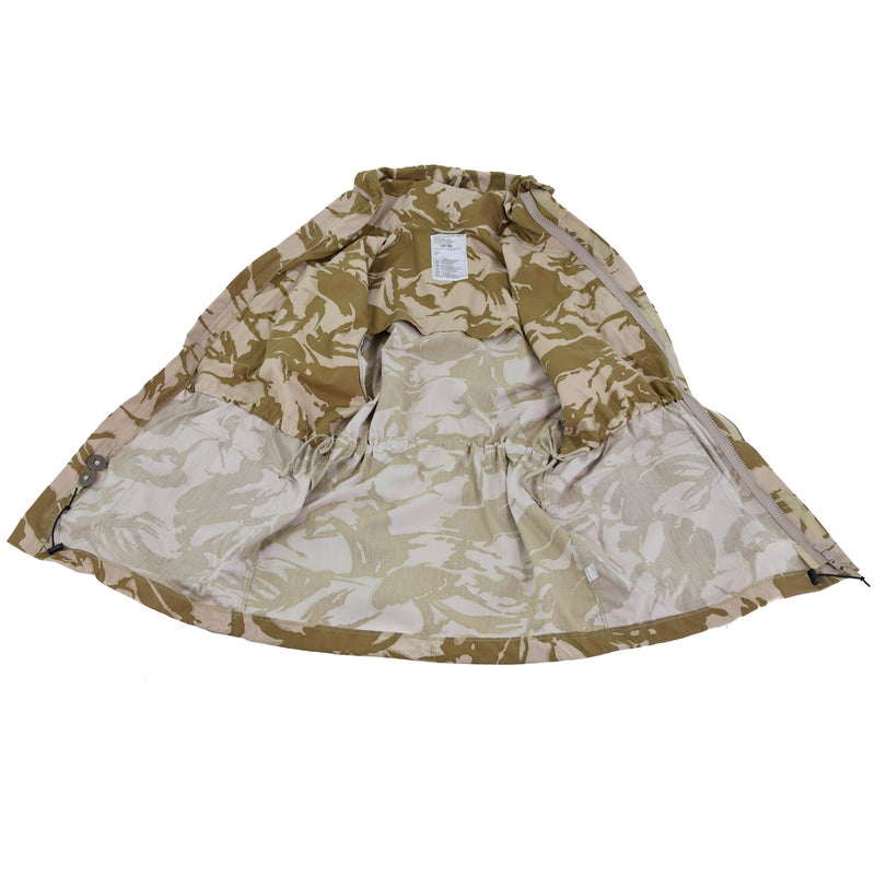 Genuine British army parka DPM desert camo smock windproof jacket military issue