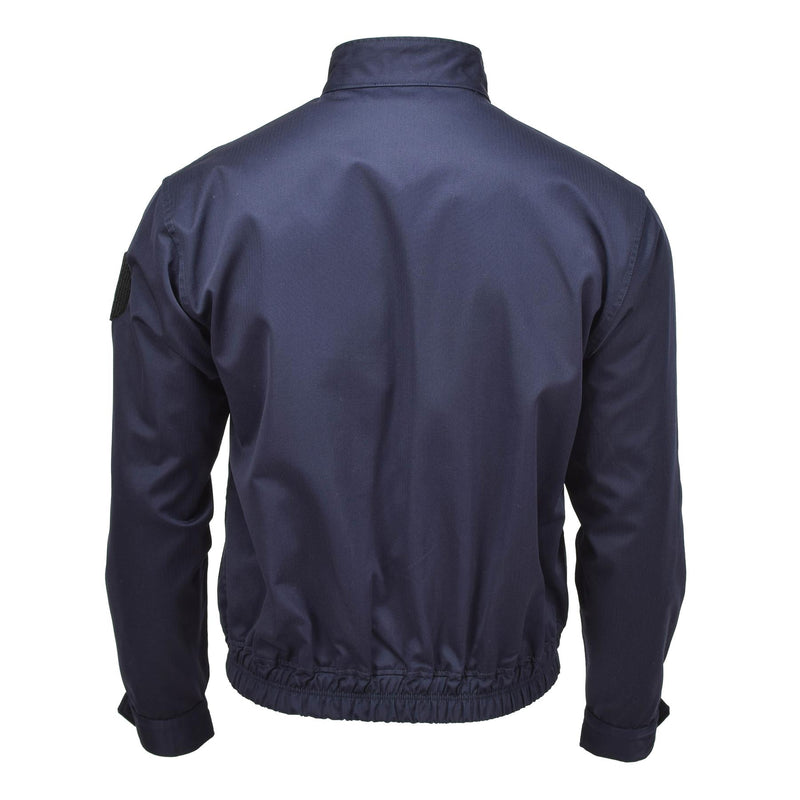 Genuine French military police uniform jacket blue solid ripstop MP shirts NEW