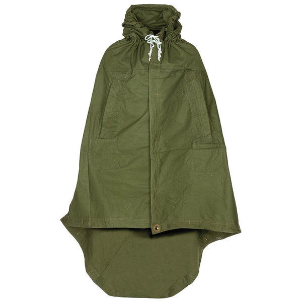 Genuine Romanian Army Shelter waterproof tarpaulin tent Olive Poncho 180x180cm