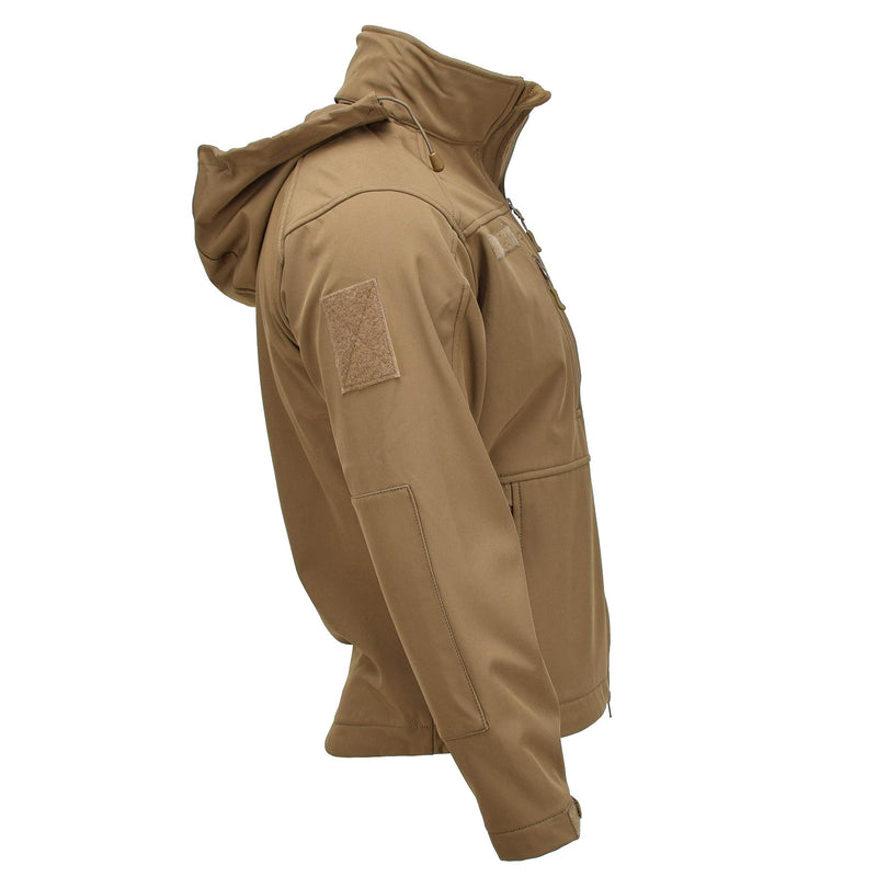 MIL-TEC Military style SCU14 jacket hiking activewear hooded outdoor Dark Coyote