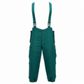 Original Austrian Military Thermal Bib Pants Cold Weather Insulated Green