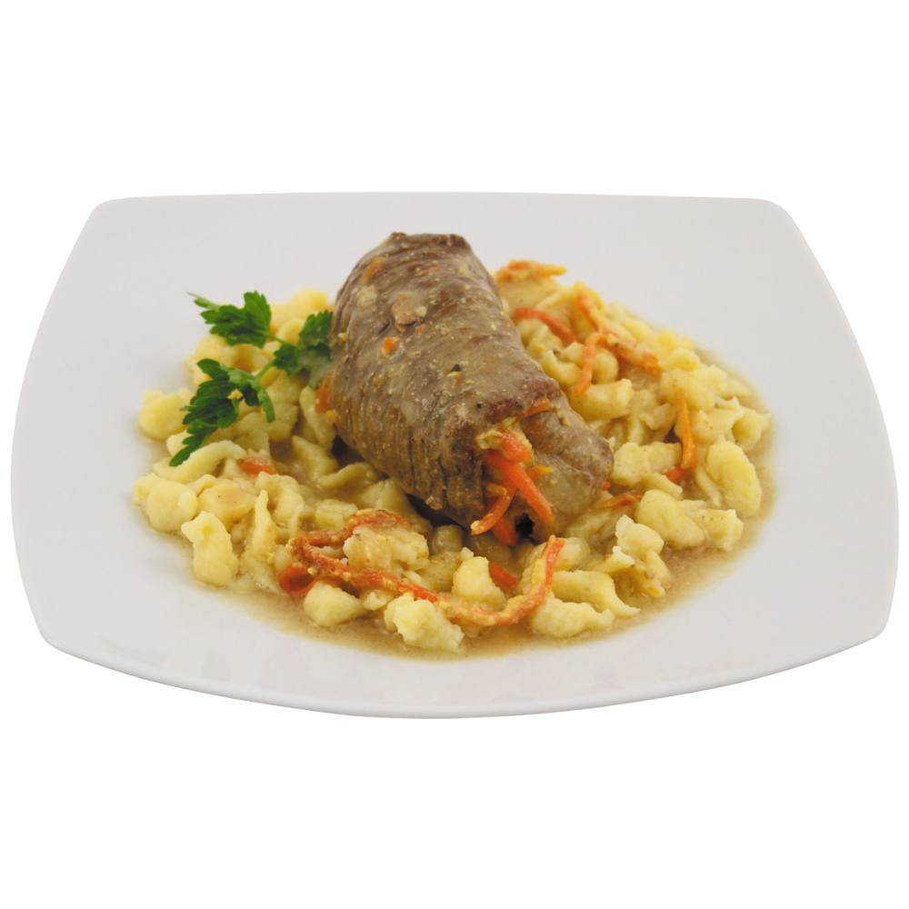 MFH Beef Roulade Noodles Canned Meal 400 g Long-Life Emergency Food Germany