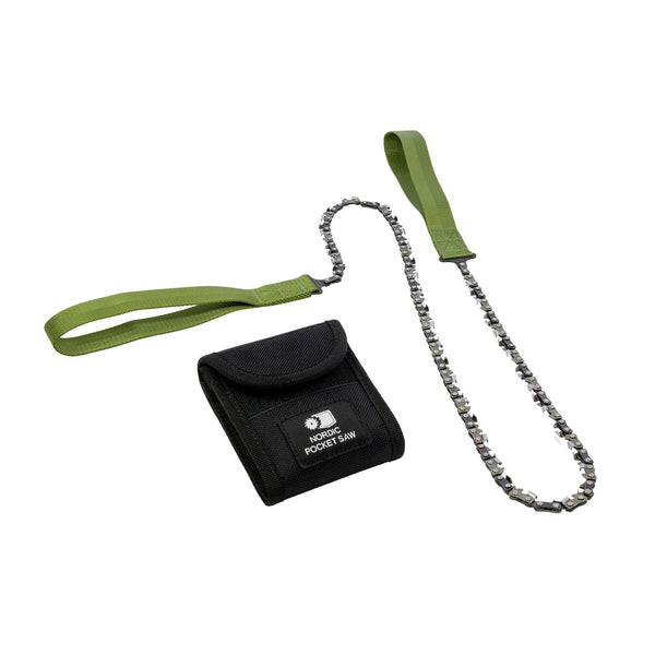 NORDIC POCKET SAW Compact carbon steel chainsaw LONG edition hiking camping tool