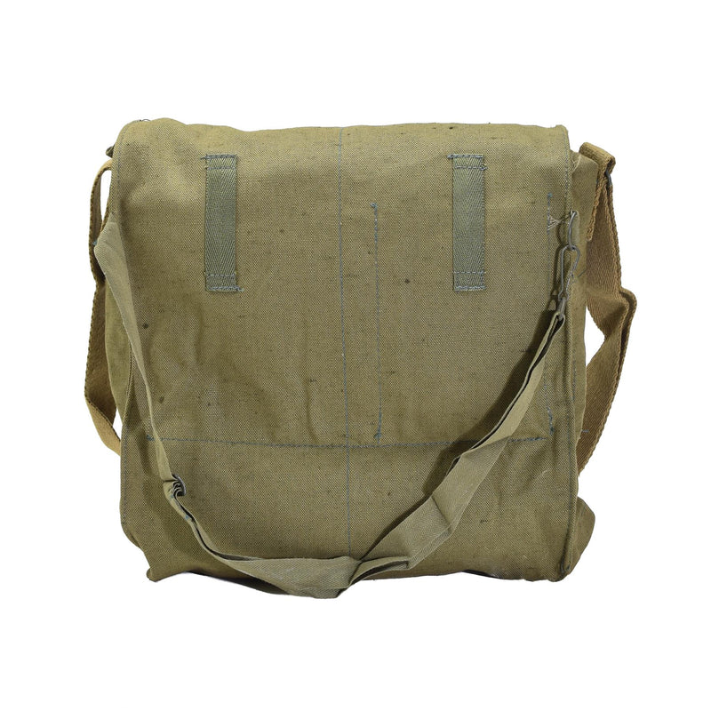 Original Czech Military gas mask shoulder bag green canvas vintage surplus NEW