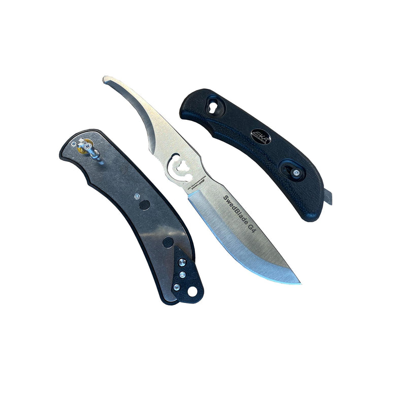 EKA Swedish Knife SwedBlade Black two-blade extreme sharp stainless steel tool