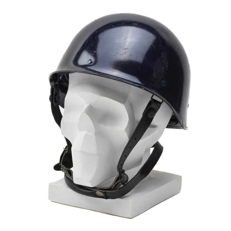 Genuine French Military MP Blue F1 tactical Helmet combat field gear vintage NEW