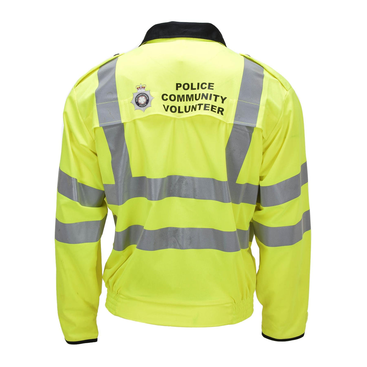 Original Scottish Community Volunteer Hi-Vis Jacket Reflective Yellow Workwear