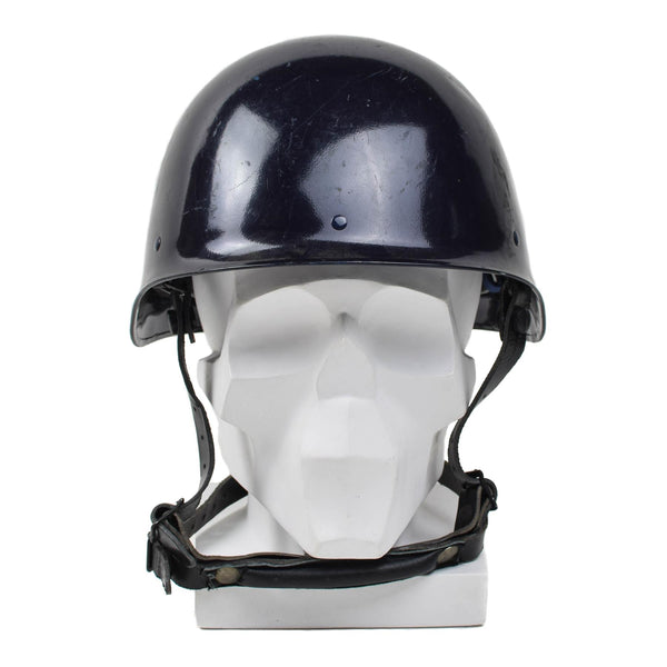 Genuine French Military MP Blue F1 tactical Helmet combat field gear vintage NEW