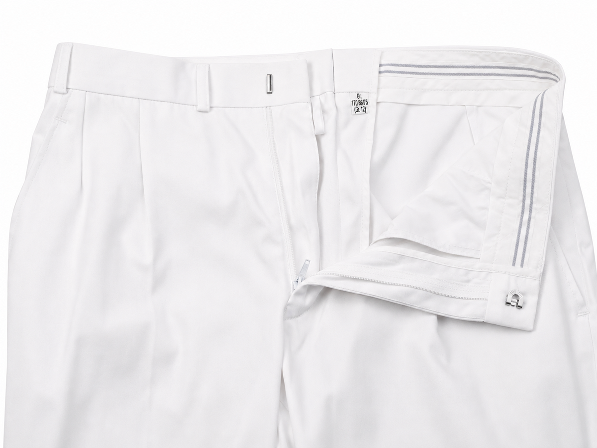 Original German Military Navy Dress Trousers Formal Service Uniform White